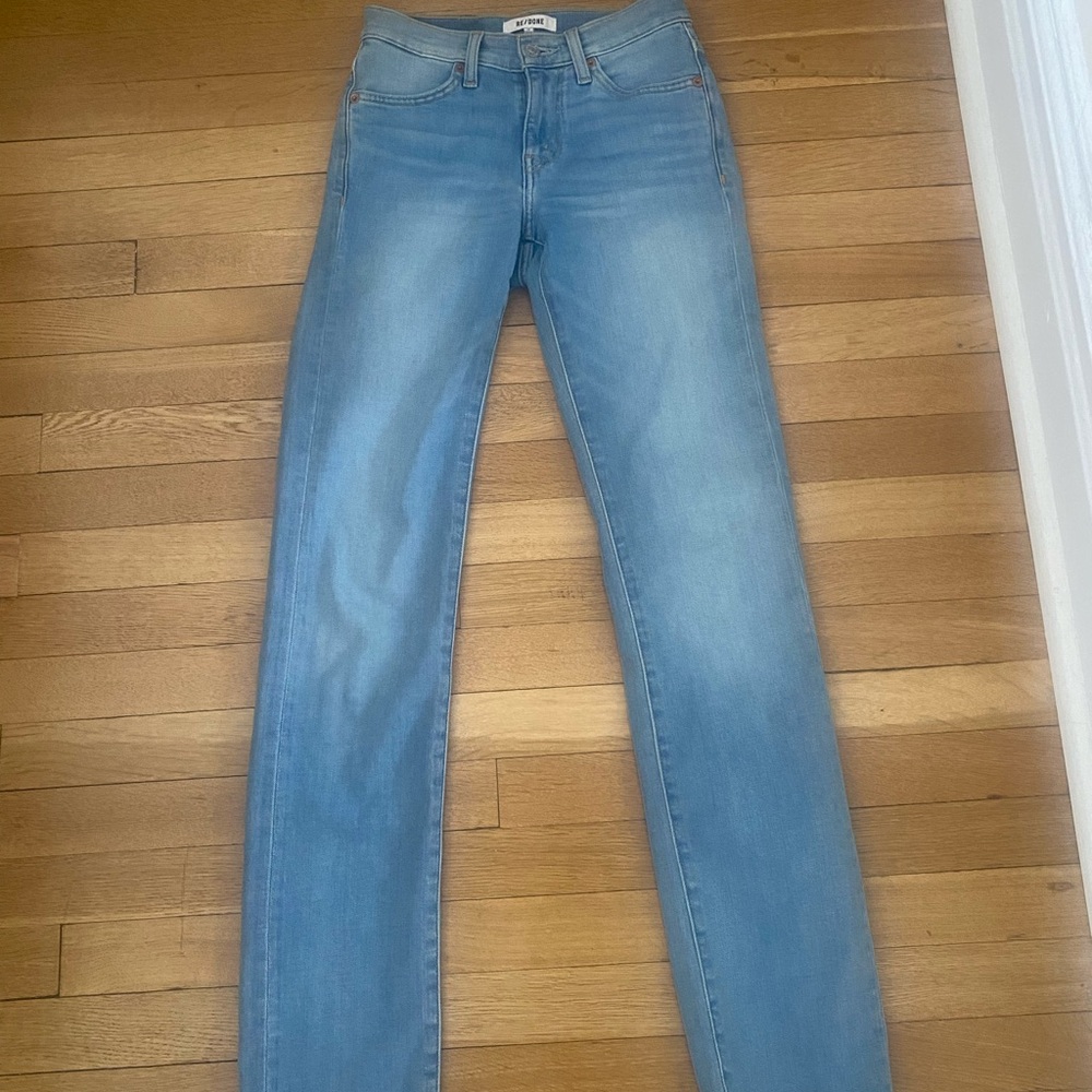 Re/done Super Slim Jeans Size 23 Color Mojave